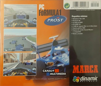 Prost Grand Prix 1998 - Box - Back