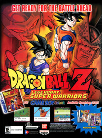 Dragon Ball Z: Legendary Super Warriors - Advertisement Flyer - Front