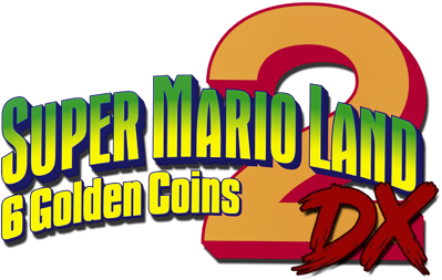 Super Mario Land 2: 6 Golden Coins DX - Clear Logo