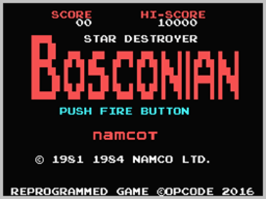 Bosconian - Screenshot - Game Title Image