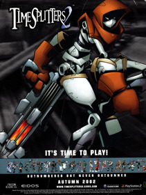 TimeSplitters 2 - Advertisement Flyer - Front