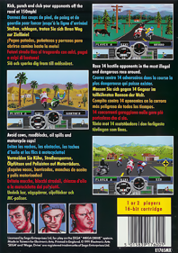 Road Rash - Box - Back Image