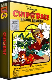 Chip 'n Dale Rescue Rangers: The Adventures in Nimnul's Castle - Box - 3D