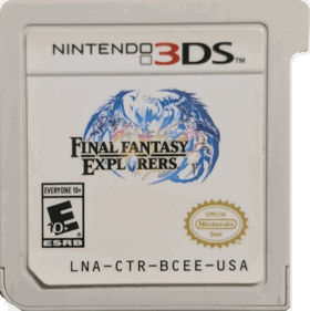 Final Fantasy: Explorers - Cart - Front