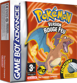 Pokémon FireRed Version - Box - 3D