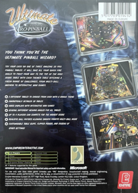 Ultimate Pro Pinball - Box - Back