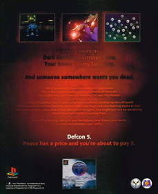 Defcon 5: Peace Has a Price... - Advertisement Flyer - Front