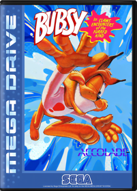 Bubsy in: Claws Encounters of the Furred Kind - Fanart - Box - Front