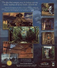 Myst III: Exile - Box - Back