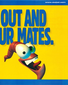 Earthworm Jim 3D - Advertisement Flyer - Front