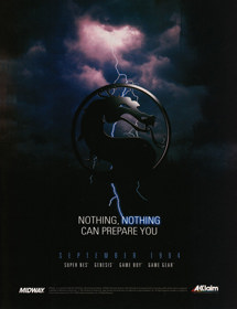 Mortal Kombat II - Advertisement Flyer - Front
