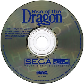 Rise of the Dragon - Disc Image