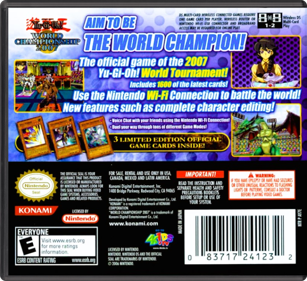 Yu-Gi-Oh! World Championship 2007 - Box - Back - Reconstructed