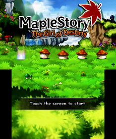 MapleStory: The Girl's Fate - Screenshot - Game Title