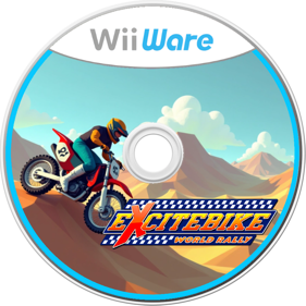 Excitebike: World Rally - Fanart - Disc