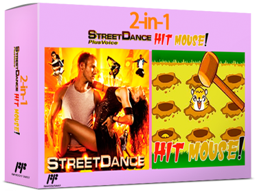 2-in-1: Street Dance / Hit Mouse - Box - 3D