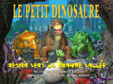 The Land Before Time: Return to the Great Valley - Screenshot - Game Title