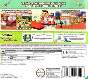 Animal Crossing Happy Home Designer - Box - Back