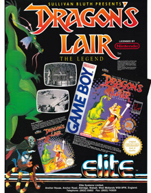 Dragon's Lair: The Legend - Advertisement Flyer - Front