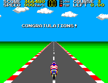 Hang On - Screenshot - High Scores