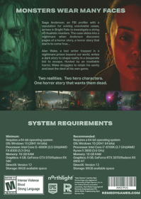 Alan Wake II - Box - Back