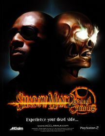 Shadow Man: 2econd Coming - Advertisement Flyer - Front