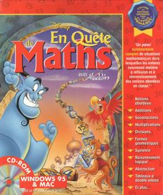 Disney's Math Quest with Aladdin - Box - Front