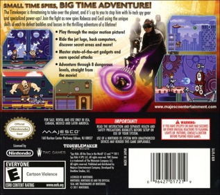 Spy Kids: All the Time in the World - Box - Back Image