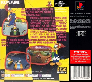 Woody Woodpecker Racing - Box - Back