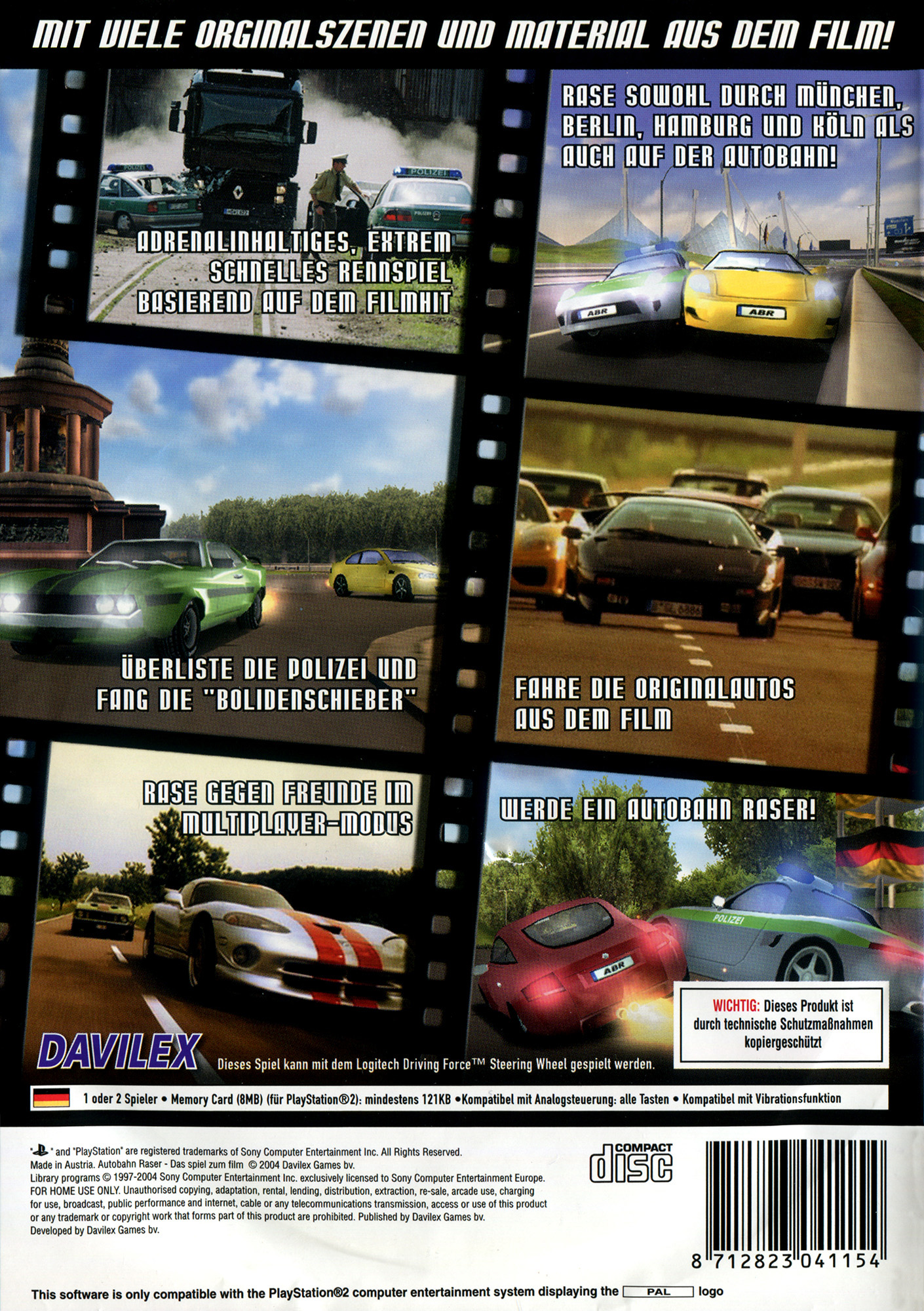 autobahnraser spiel Autobahn Raser: Das Spiel zum Film Images - LaunchBox Games Database