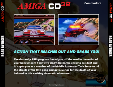 Road Avenger - Fanart - Box - Back