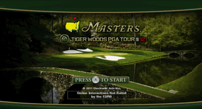 Tiger Woods PGA TOUR 12: Masters - Screenshot - Game Title Image