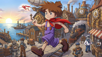 Wonder Project J: Kikai no Shounen Pino - Fanart - Background Image