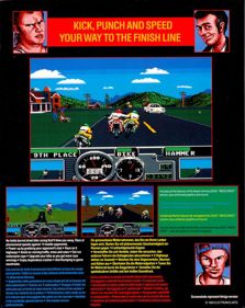 Road Rash - Box - Back