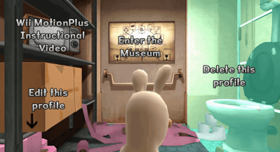 Raving Rabbids: Travel in Time - Screenshot - Game Select