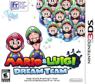 Mario & Luigi: Dream Team - Box - Front