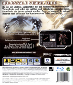 Armored Core: For Answer - Box - Back