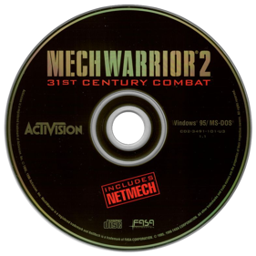 MechWarrior 2: 31st Century Combat - Disc