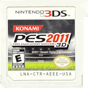 PES 2011: Pro Evolution Soccer 3D - Cart - Front
