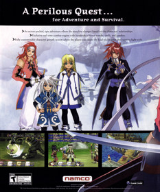 Tales of Symphonia - Advertisement Flyer - Front