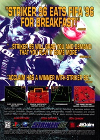 Striker '96 - Advertisement Flyer - Front