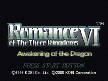 Romance of the Three Kingdoms VI: Awakening of the Dragon - Screenshot - Game Title Image