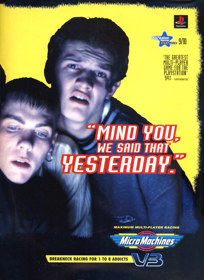 Micro Machines V3 - Advertisement Flyer - Front