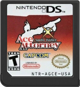 Apollo Justice: Ace Attorney - Cart - Front Image