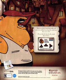 Professor Layton and the Curious Village - Advertisement Flyer - Front