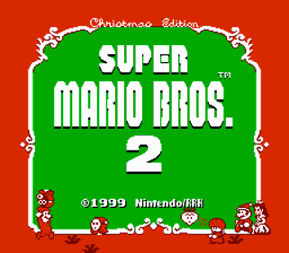 Super Mario Bros. 2 Christmas Edition - Screenshot - Game Title