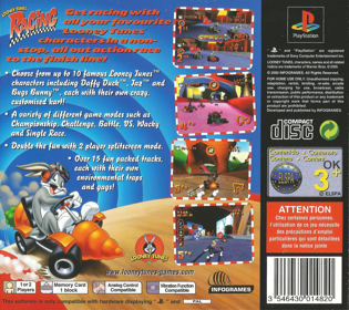Looney Tunes Racing - Box - Back Image