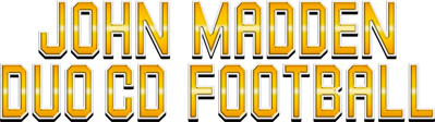John Madden: Duo CD Football - Clear Logo