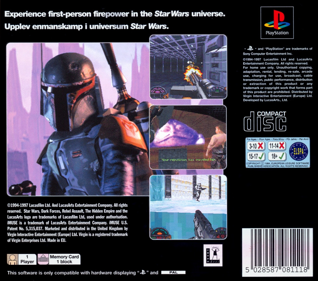 Star Wars: Dark Forces - Box - Back Image