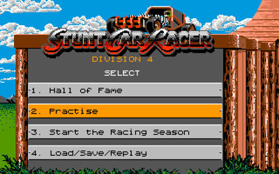 Stunt Car Racer - Screenshot - Game Select